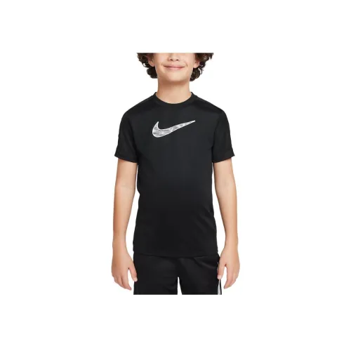 Nike одежда Черный Kids Т-рубашки