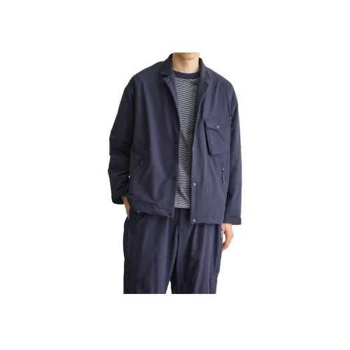 PUBLIC TOKYO x PUCS FW24 Куртки и Пальто Мужской Темно-Серый