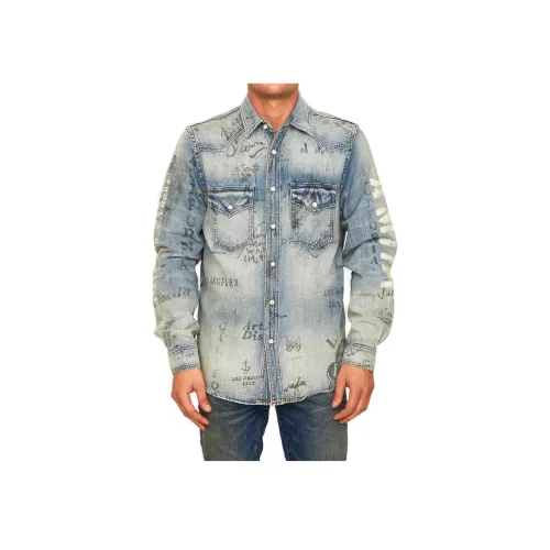 AMIRI Blue Men's Denim Jackets  
AMIRI Синий Мужские Джинсовые Куртки