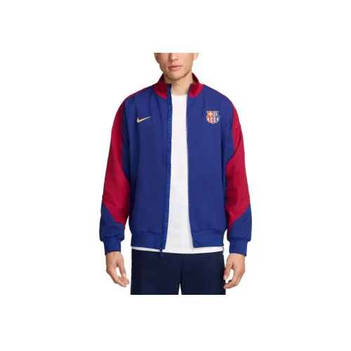 nike SS24 Куртки Пальто Мужской Красный Синий