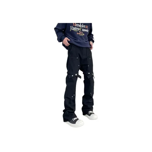 KIRHNE Черные Унисекс Джинсы