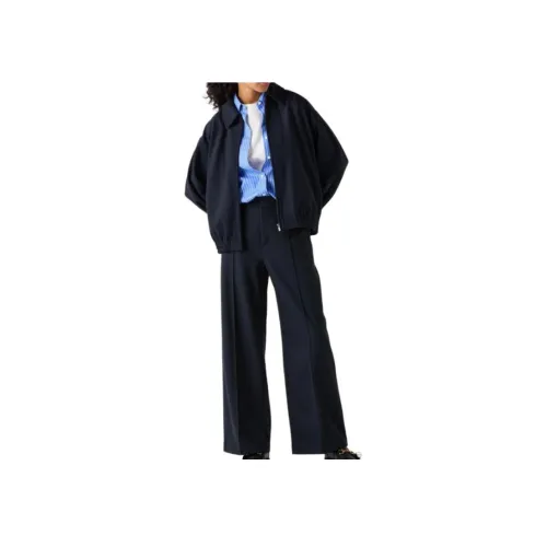 UNIQLO Повседневные брюки Женские Темно-синий