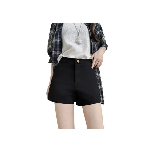 MIIOW Черные Женские Джинсовые Шорты