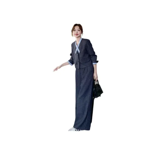 MEXICAN Серый Женские Повседневные Костюмы