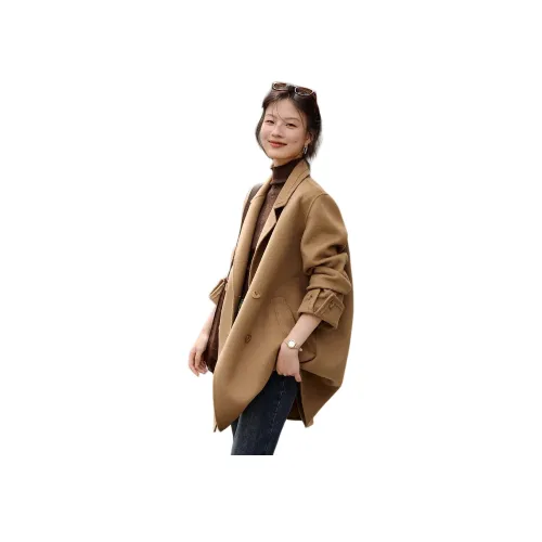 XWI Классический CAMEL Женское пальто
