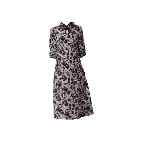 TUCANO Длинное платье с длинными рукавами женское