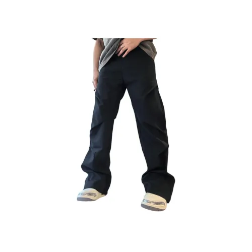 XUBAIHUO Черные Унисекс Повседневные Штаны