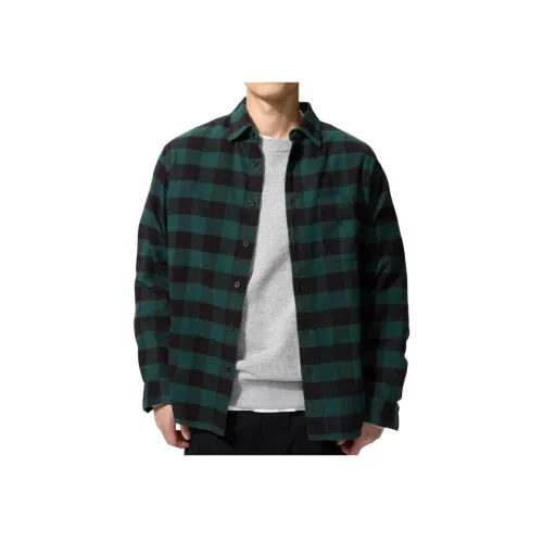 UNIQLO Яшмовый Унисекс Рубашки