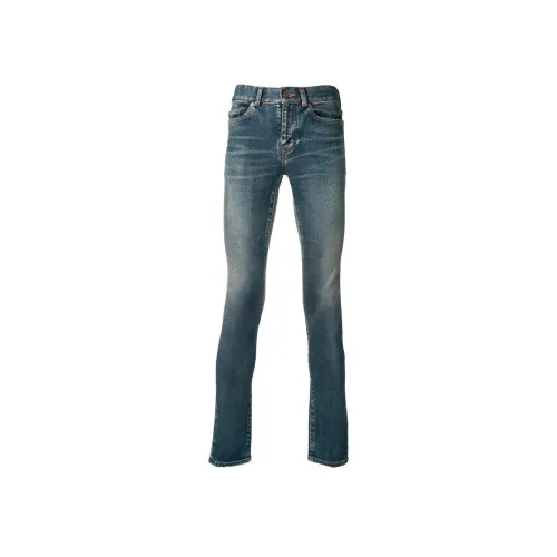 SAINT LAURENT Blue Men's Jeans SAINT LAURENT Синий Мужские Джинсы
