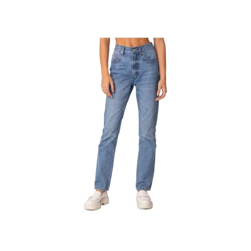 Edikted Swift HIGH RISE Straight Leg Jeans Женские