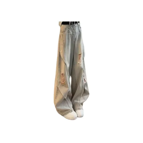 REXSHION Желтый Унисекс Джинсы