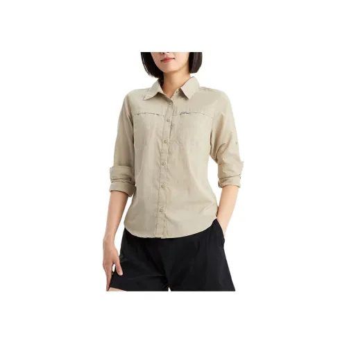 Columbia Хаки Женские Рубашки