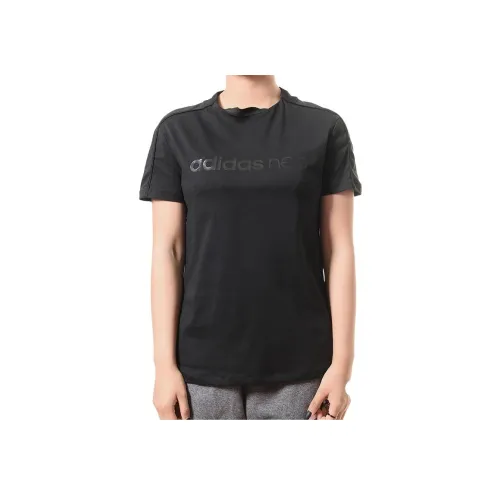 ADIDAS NEO T Рубашка Женская Черная