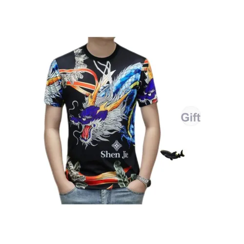 DABAISHA Мужская футболка с коротким рукавом