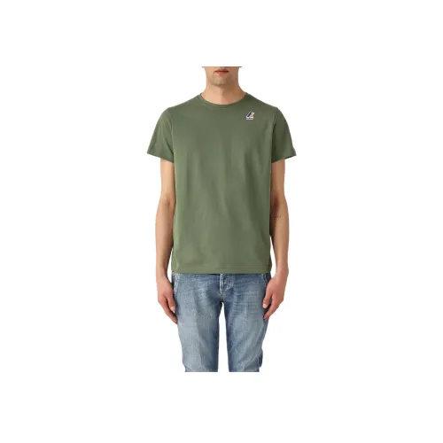 K WAY Зеленый Мужской T-Рубашки
