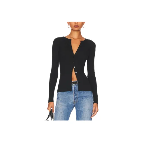 SUPERDOWN Sasha Пуговица Вверх Топ Трикотаж Женский