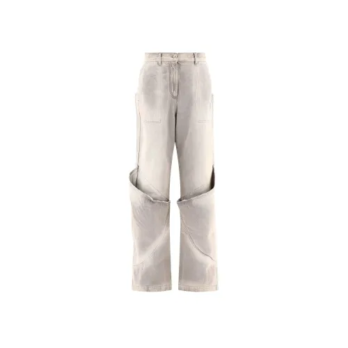 The Attico FW24 Джинсы Женские Серые