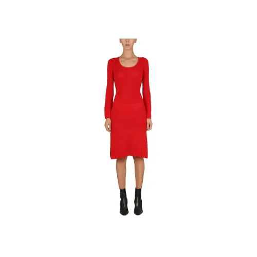 BAUM UND PFERDGARTEN Red Женские Длинные Рукава Платья