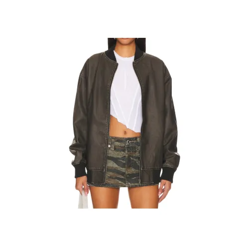 SUPERDOWN Ariel Faux Leather Pilot Jacket Куртки Пальто Женские