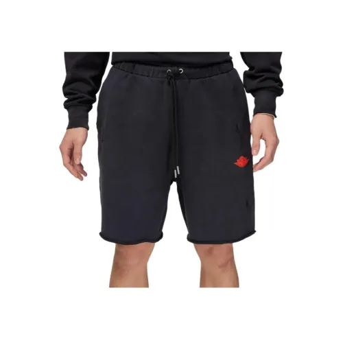Jordan Air Черный/Чилийский Красный Мужские Повседневные Шорты