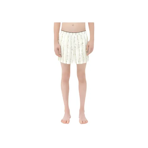 Bottega Veneta Печатные Плавательные Шорты из Нейлона для Плавания Пляжные Шорты Мужские Светло-Циан