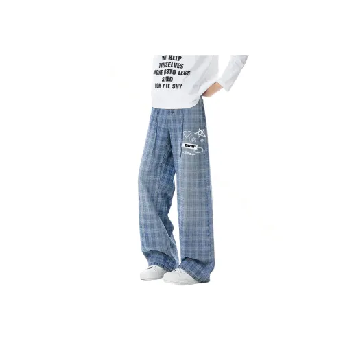 GWAF Blue Unisex Jeans GWAF Синий Унисекс Джинсы