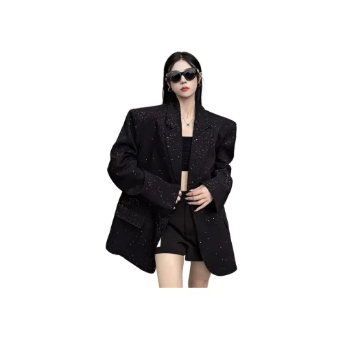 Черный унисекс деловые костюмы