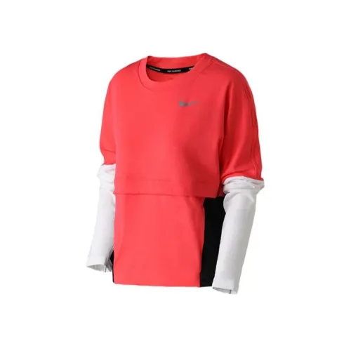 NIKE Красный Женские Свитшоты