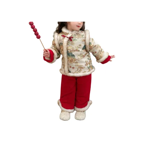 Jiao Ni Костюм Танга Красный для детей 3-7 лет