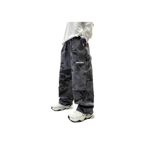 YUGUOGUO Серые Школьные Брюки карго