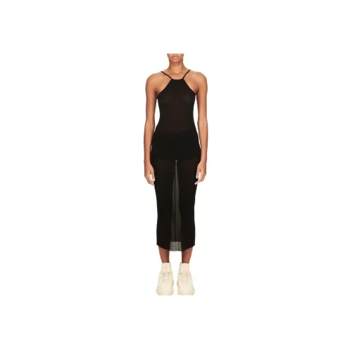 RICK OWENS Черные Женские Слиплатья