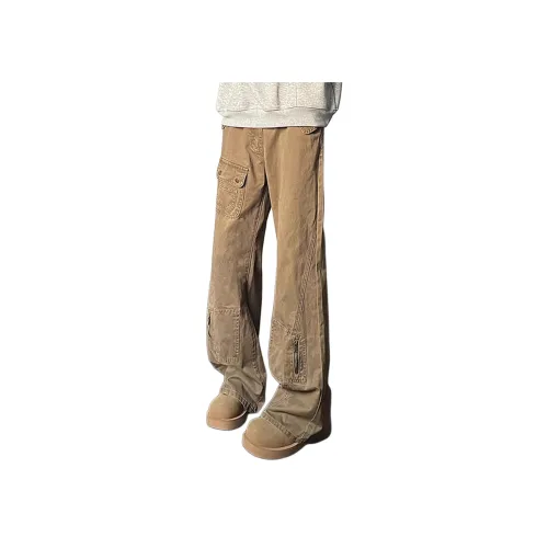 WOKXSS Коричневые унисекс джинсы