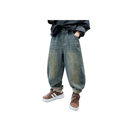 CAMKIDS Синие школьные джинсы