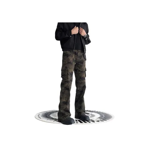 MEXISHION Камуфляж Унисекс Джинсы