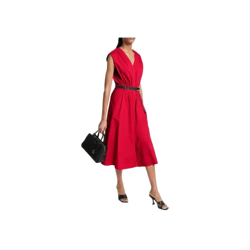 MICHAEL KORS Без рукавов Платье Женское Темно-красное