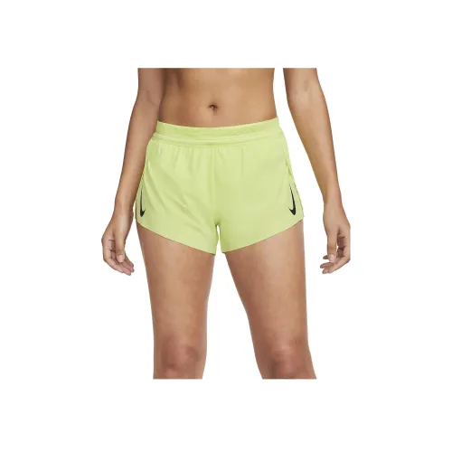 NIKE Неоновый зеленый Женские спортивные шорты