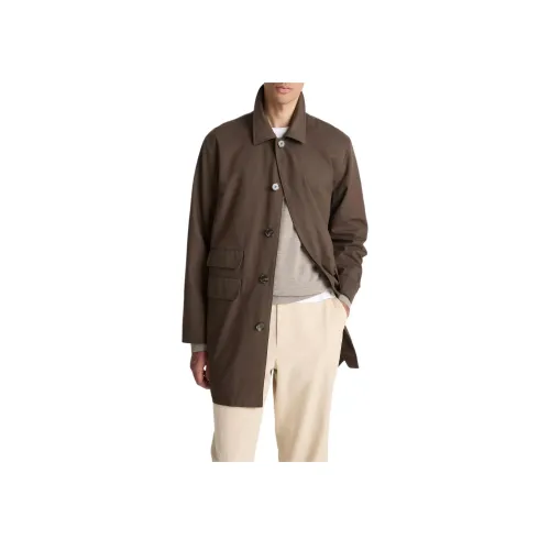 VINCE Коричневый Мужской Пальто