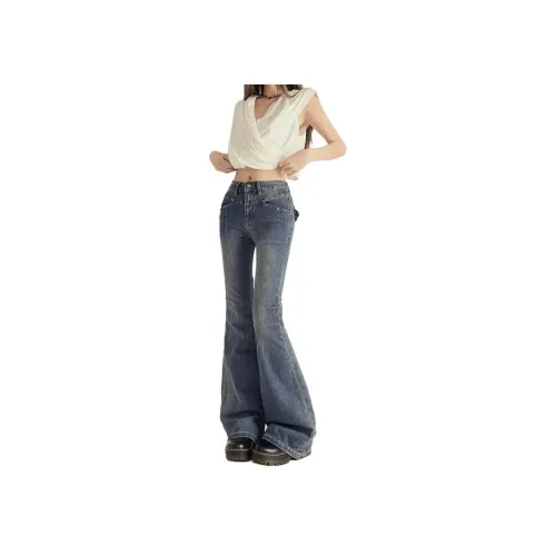 FOREVER 21 Винтажные синие женские джинсы