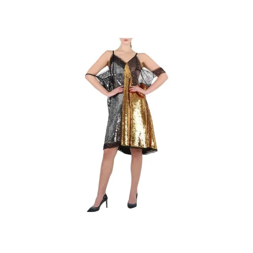 Платье Slip от Burberry женское золотого цвета