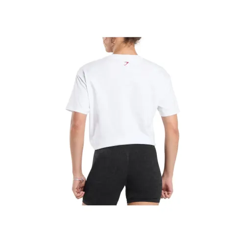 GYMSHARK Белые Женские Футболки