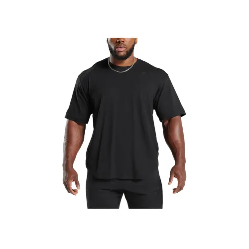 GYMSHARK Черные Мужские T-рубашки