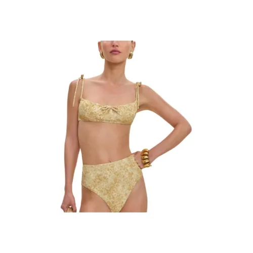 Reformation Kahiwa Бикини Топ Бикини Женские