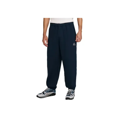 nike ACG Коллекция Therma Fit FW24 Repel Вязаные Тренировочные Штаны Унисекс Arsenal Морской Синий Черный Белый Верх