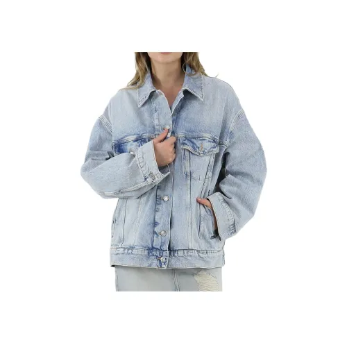 7 FOR Все MANKIND SS25 Куртки и Пальто Женские Светло-Синий