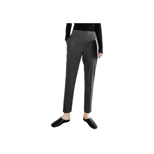 NANING9 Повседневные брюки Женские Темно-серый