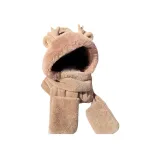 Хаки-Шляпа Перчатка Шарф 3 в 1