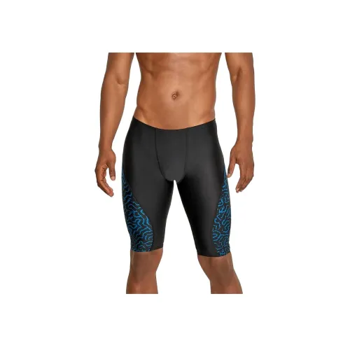 Speedo Мужской Race Лабиринт Jammer Синий Плавки Мужские