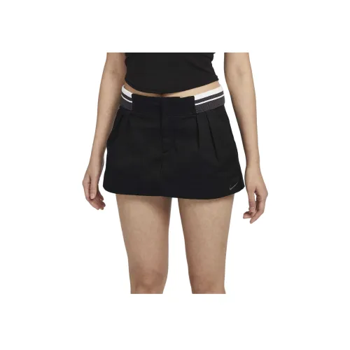 Nike Sportswear Повседневные короткие юбки Женские Черный
