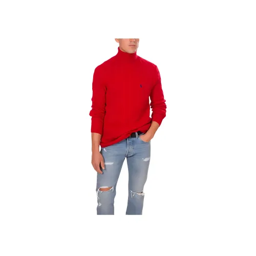 Polo Ralph Lauren Red Men's Cashmere Sweaters Поло Ralph Lauren Красный Мужской Кашемировый Свитер