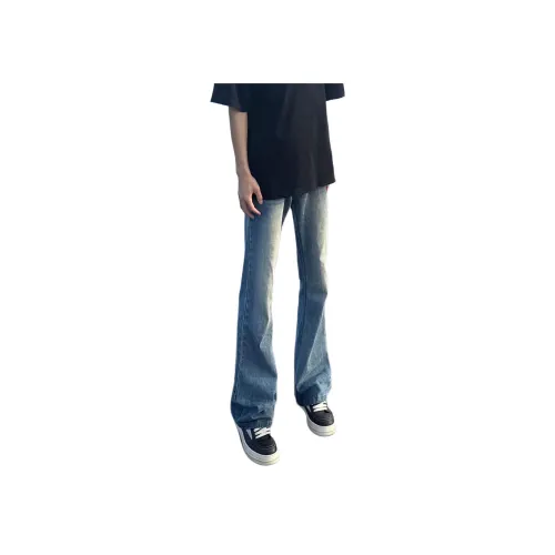 KIRHNE Светло-синие унисекс карго-брюки